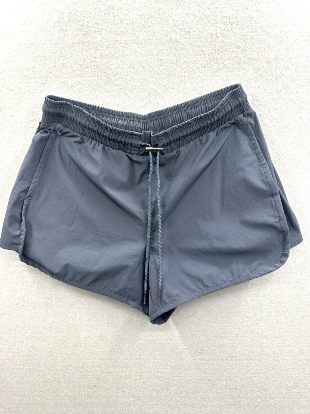 Avalanche Womens Active SHORTS Size M  Navy Elastic Waist Pockets Hiking Outdoor